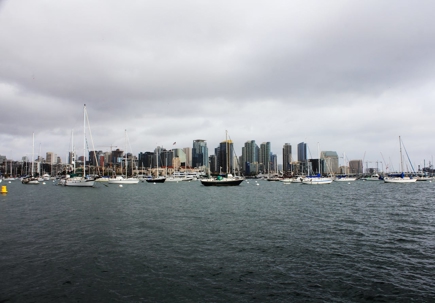 Looking From the Water at a City