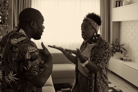 two people arguing
